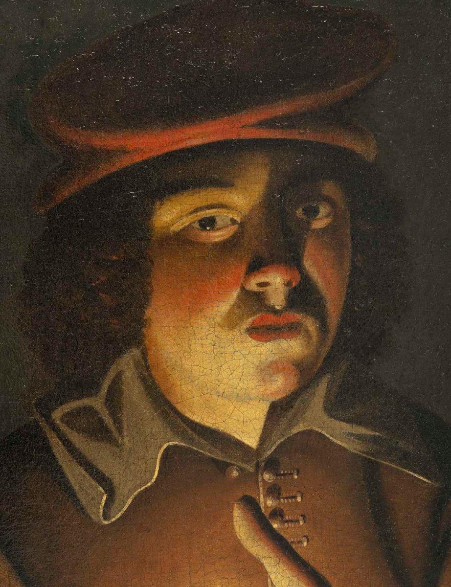  Young Boy By Candlelight, Wolfgang Heimbac (1615-1678) Attributed-photo-4