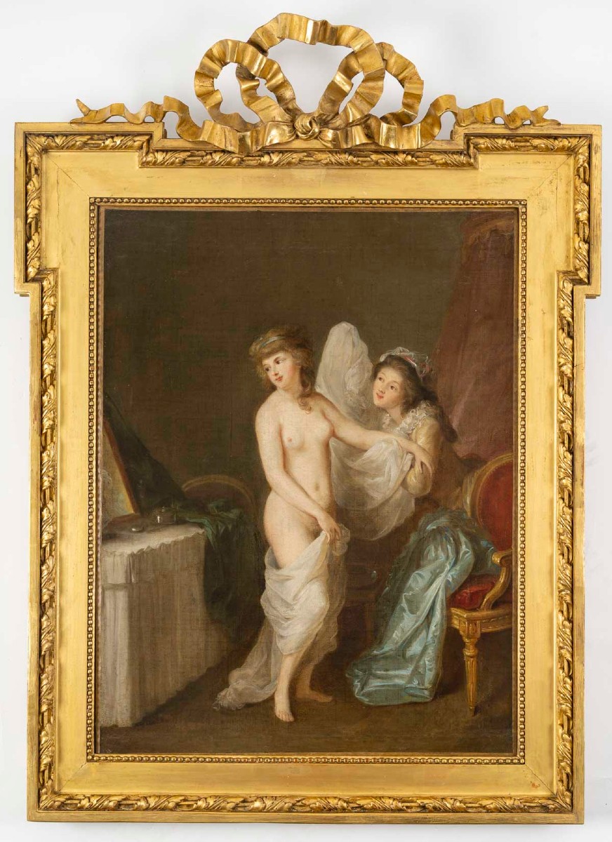 The Bedroom, Attributed To Jean-baptiste Charpentier (1728-1806) 