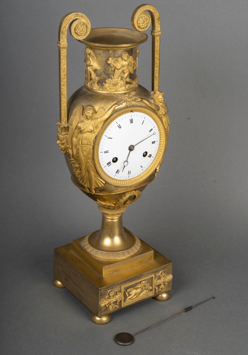 Empire Period Clock, Circa 1810-photo-2