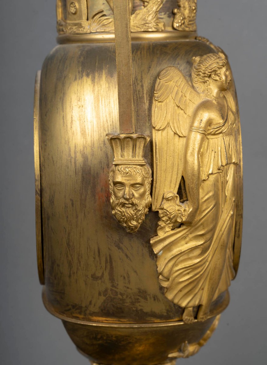 Empire Period Clock, Circa 1810-photo-4