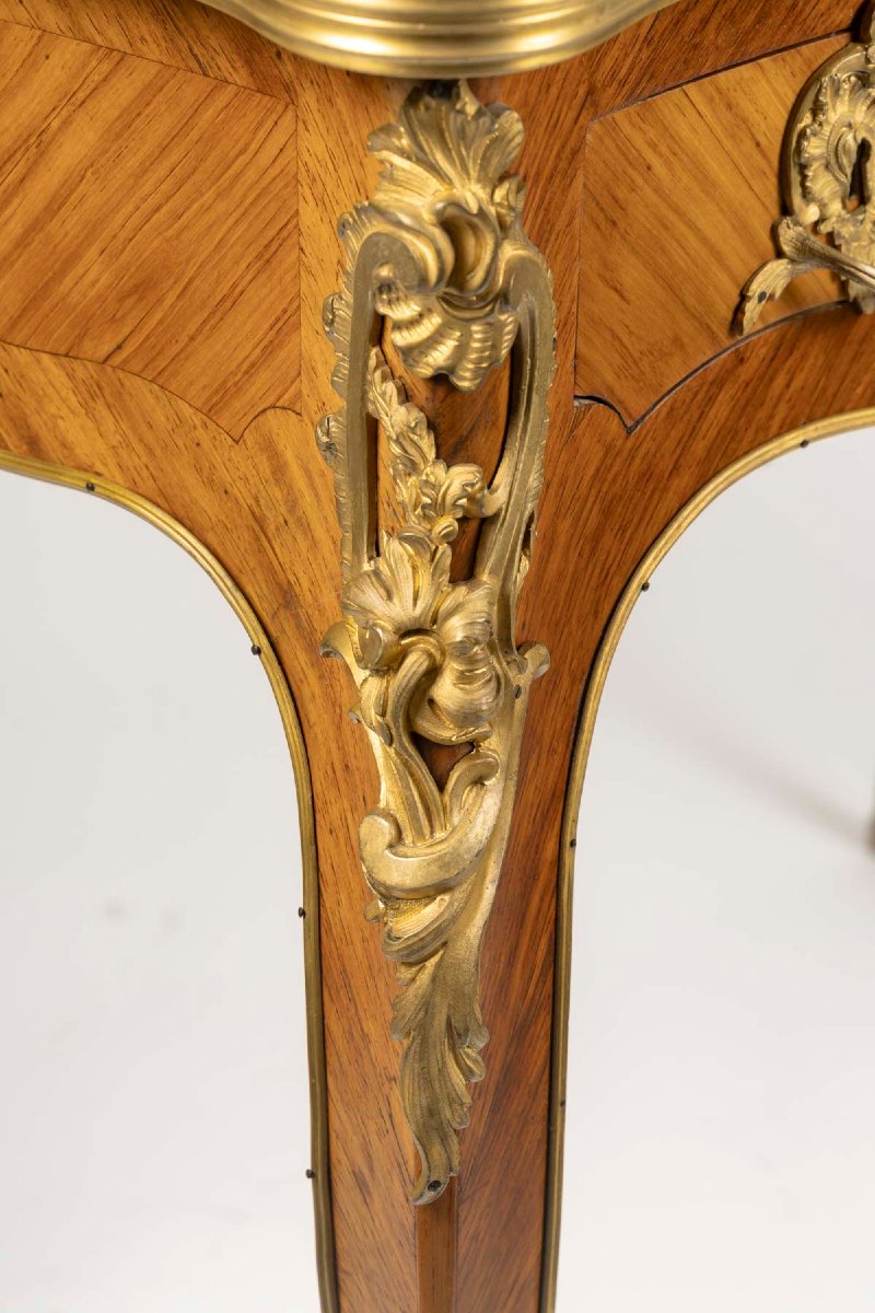 Louis XV Style Desk From The Napoleon III Period-photo-2