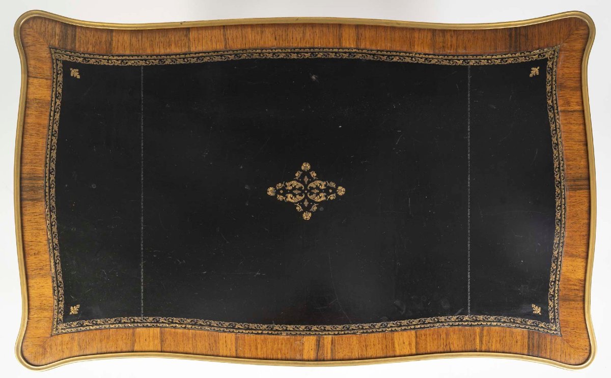 Louis XV Style Desk From The Napoleon III Period-photo-3