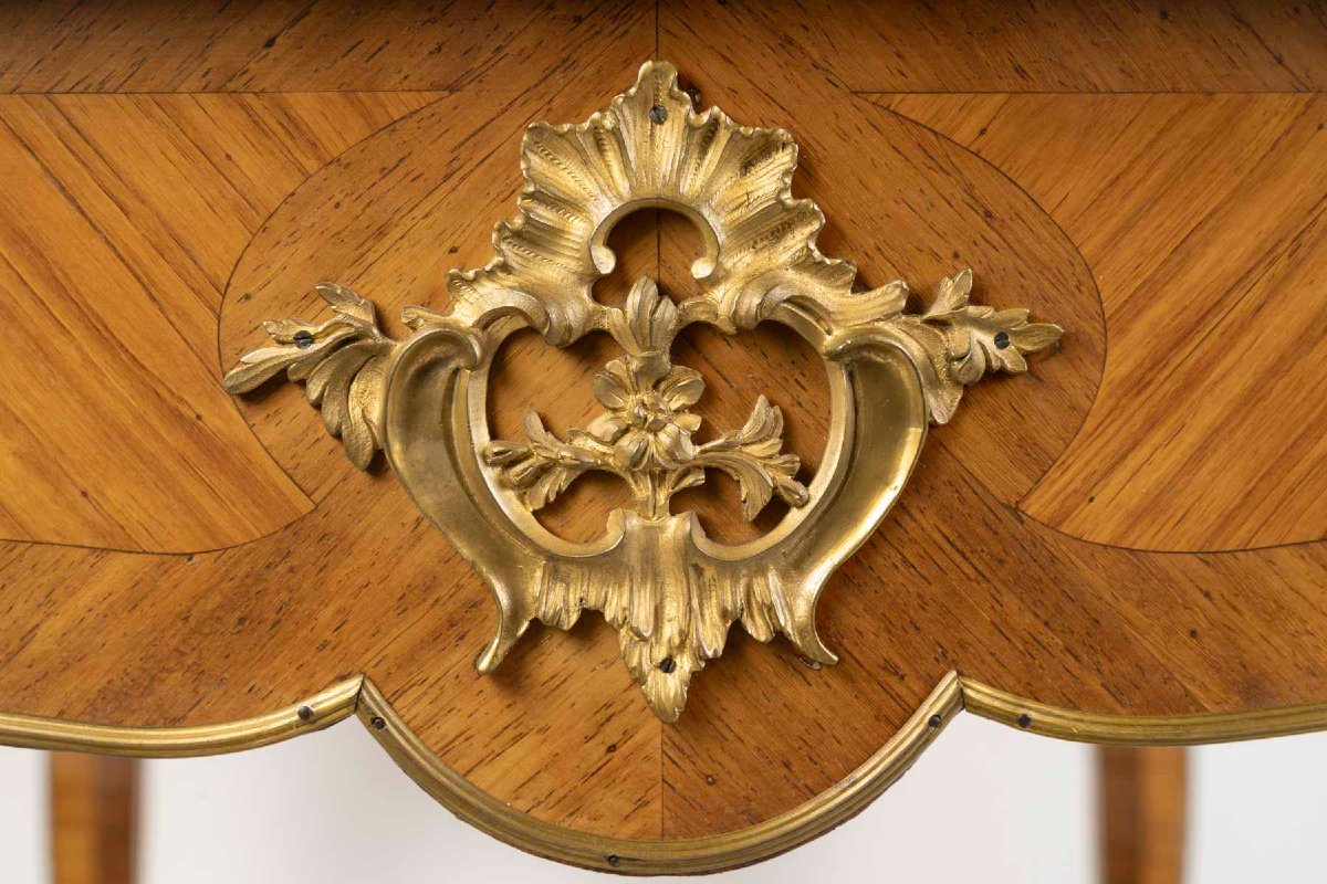 Louis XV Style Desk From The Napoleon III Period-photo-2