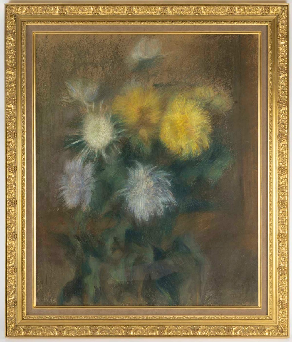 Toshio BANDO (1895-1973) Fleurs de Chrysanthème ou Kikus