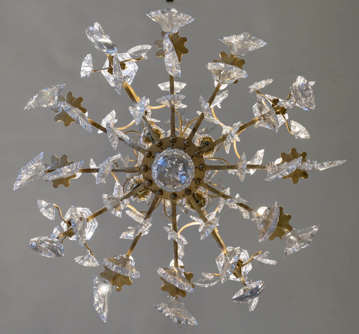 Louis XV Style Cage-shaped Crystal Chandelier-photo-2
