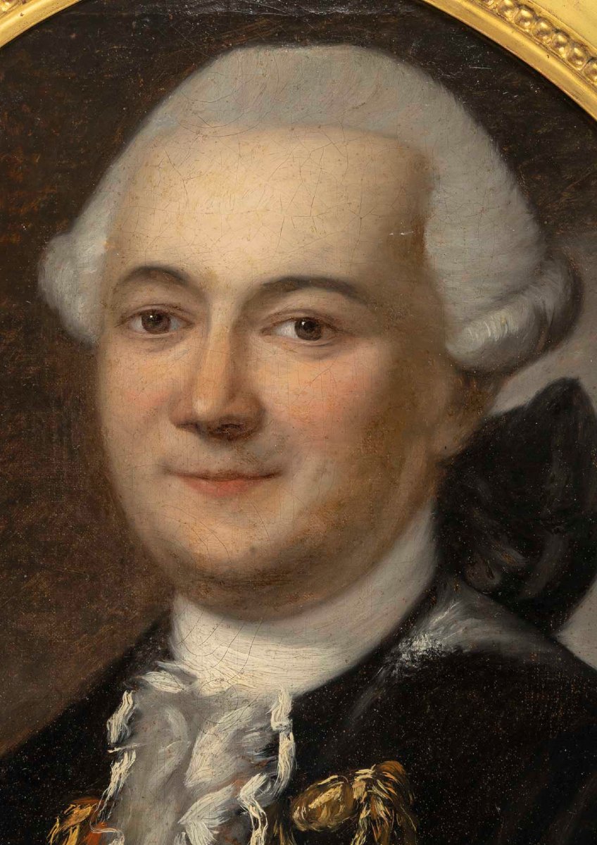 Portrait d'un gentilhomme, XVIIIème siècle-photo-3