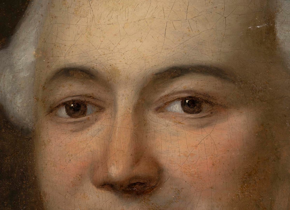 Portrait d'un gentilhomme, XVIIIème siècle-photo-3