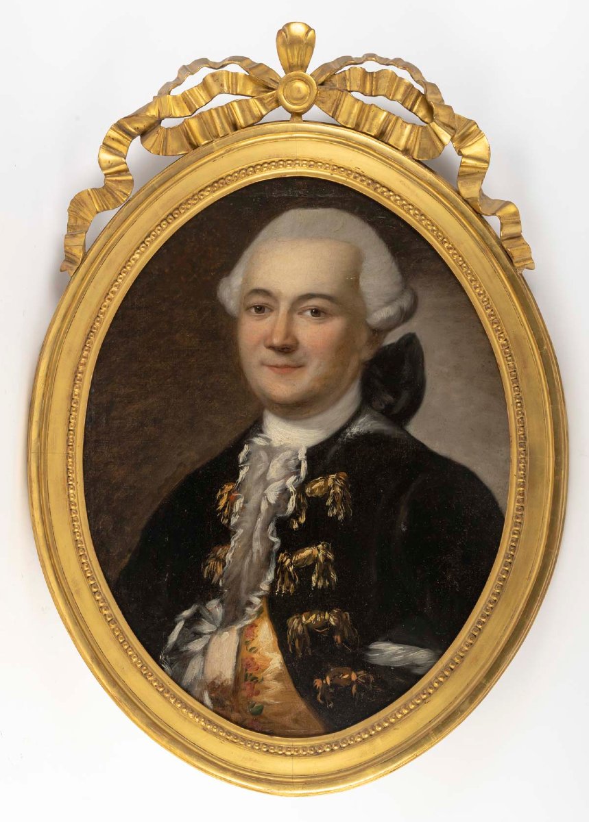 Portrait d'un gentilhomme, XVIIIème siècle-photo-7