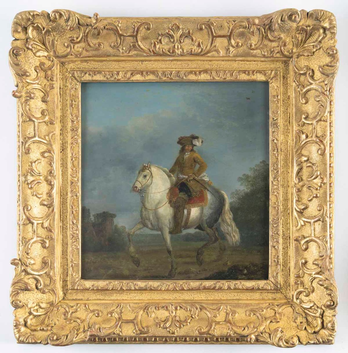 17th Century Dutch School. Pair Of Equestrian Portraits.