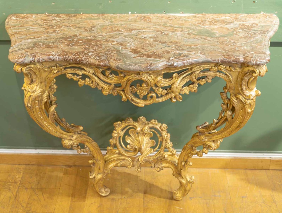 CONSOLE D'EPOQUE LOUIS XV-photo-3