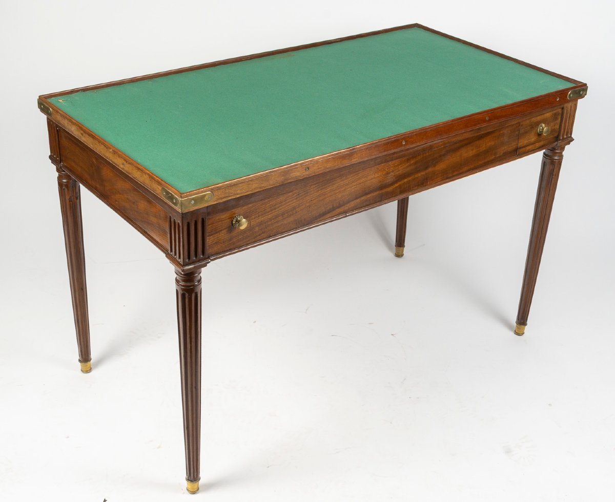 Louis XVI Period Tric-trac Stamped Feuerstein Joseph (1733-1809)-photo-3