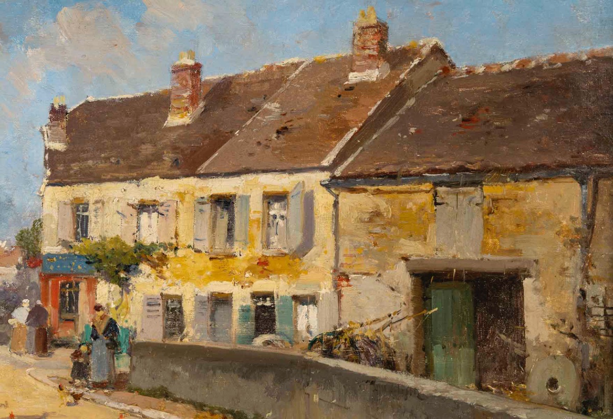 Eugène Galien-Laloue (1854-1941), Le village-photo-4