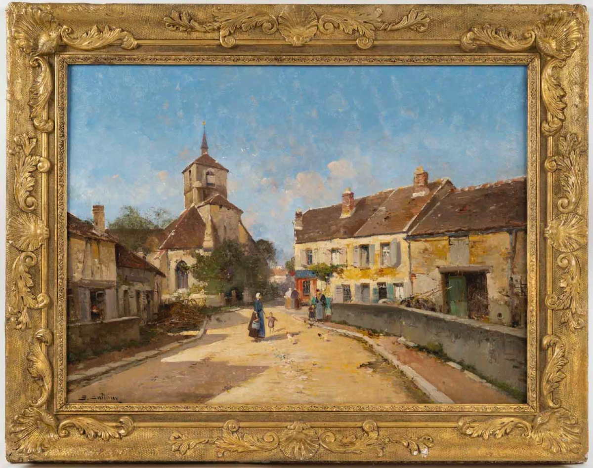 Eugène Galien-Laloue (1854-1941), Le village