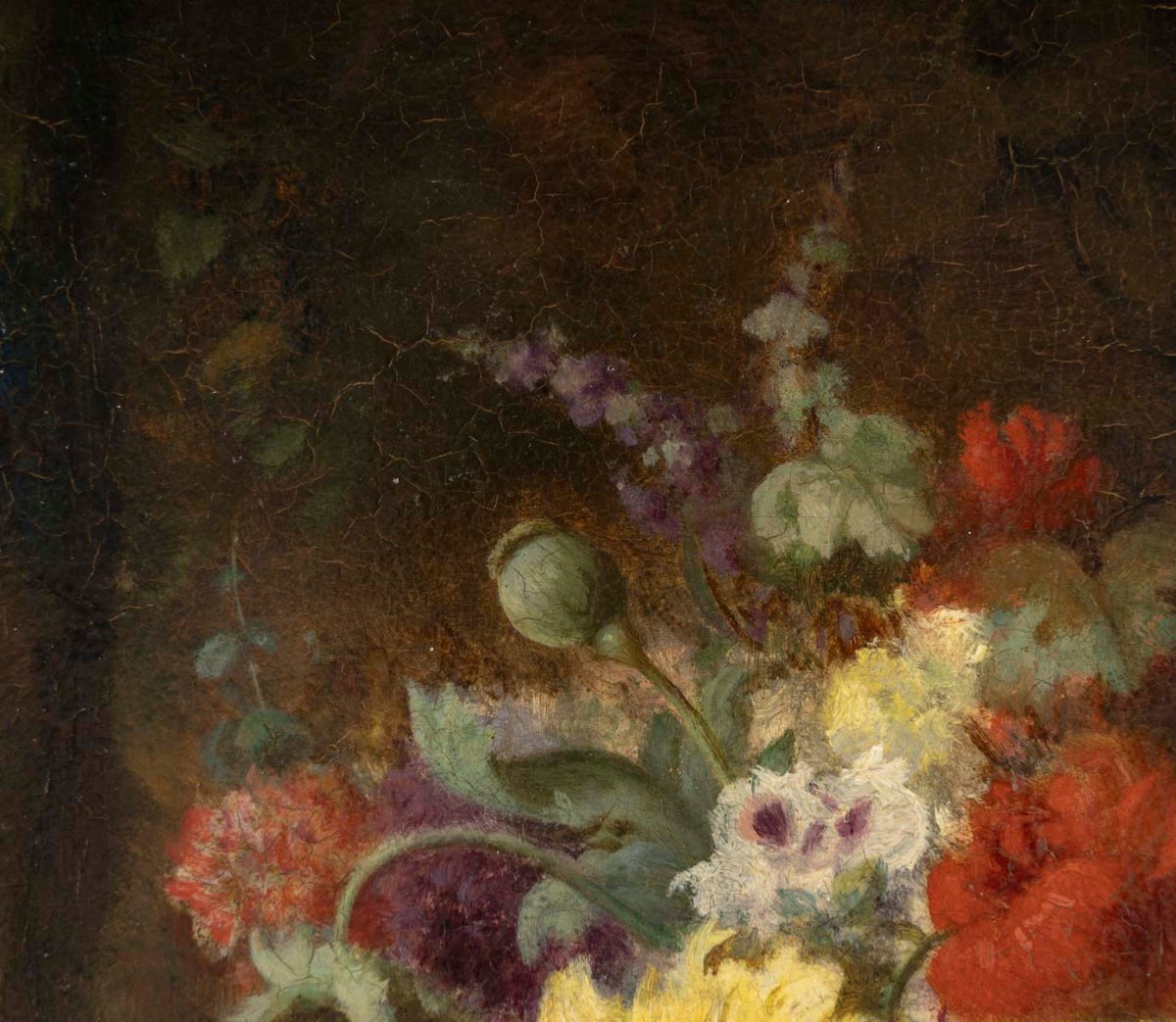 Jean Alexandre Remy COUDER (1808-1879), Nature morte aux fleurs-photo-4
