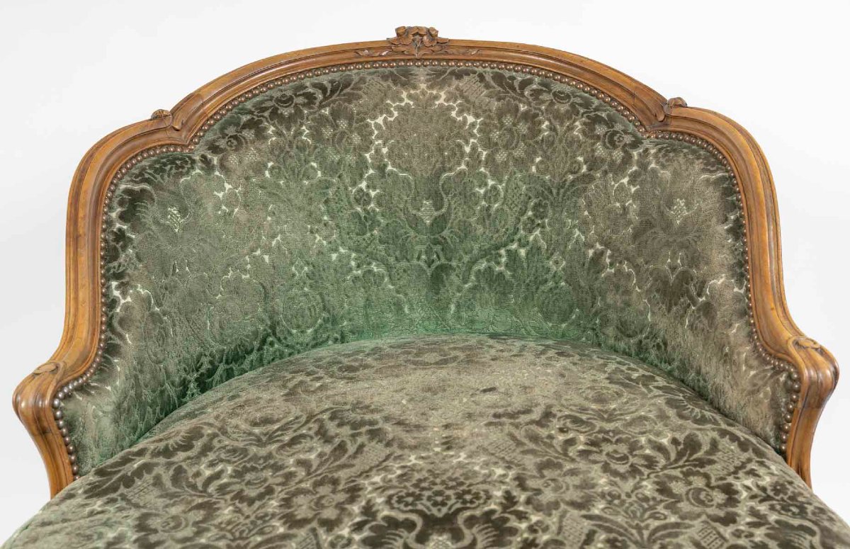 Duchesse Brisée de style Louis XV, XIXème siècle.-photo-3