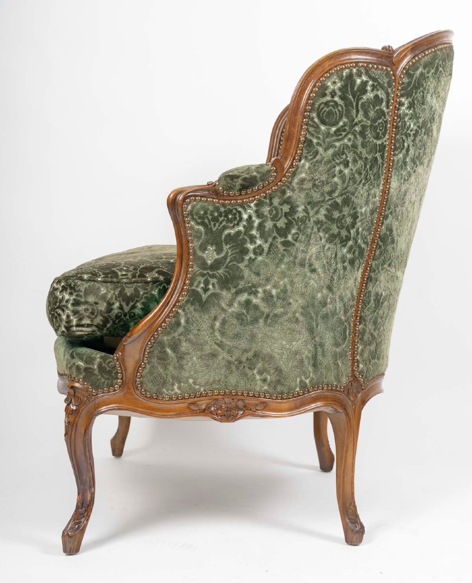 Duchesse Brisée de style Louis XV, XIXème siècle.-photo-5