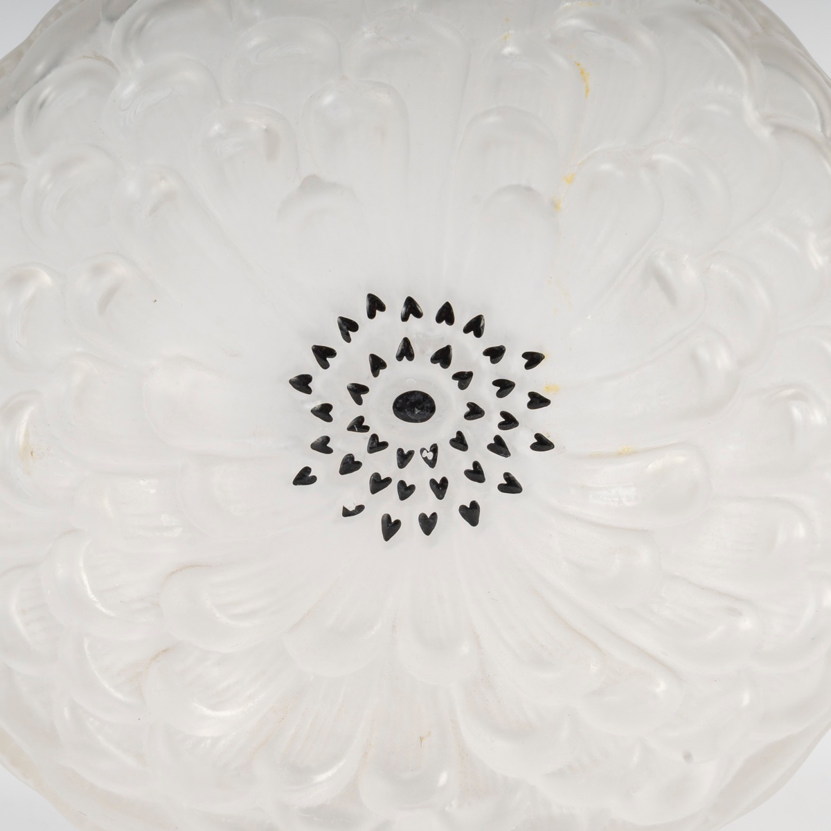 Grand Flacon à parfum Lalique France modèle Dahlia -photo-4