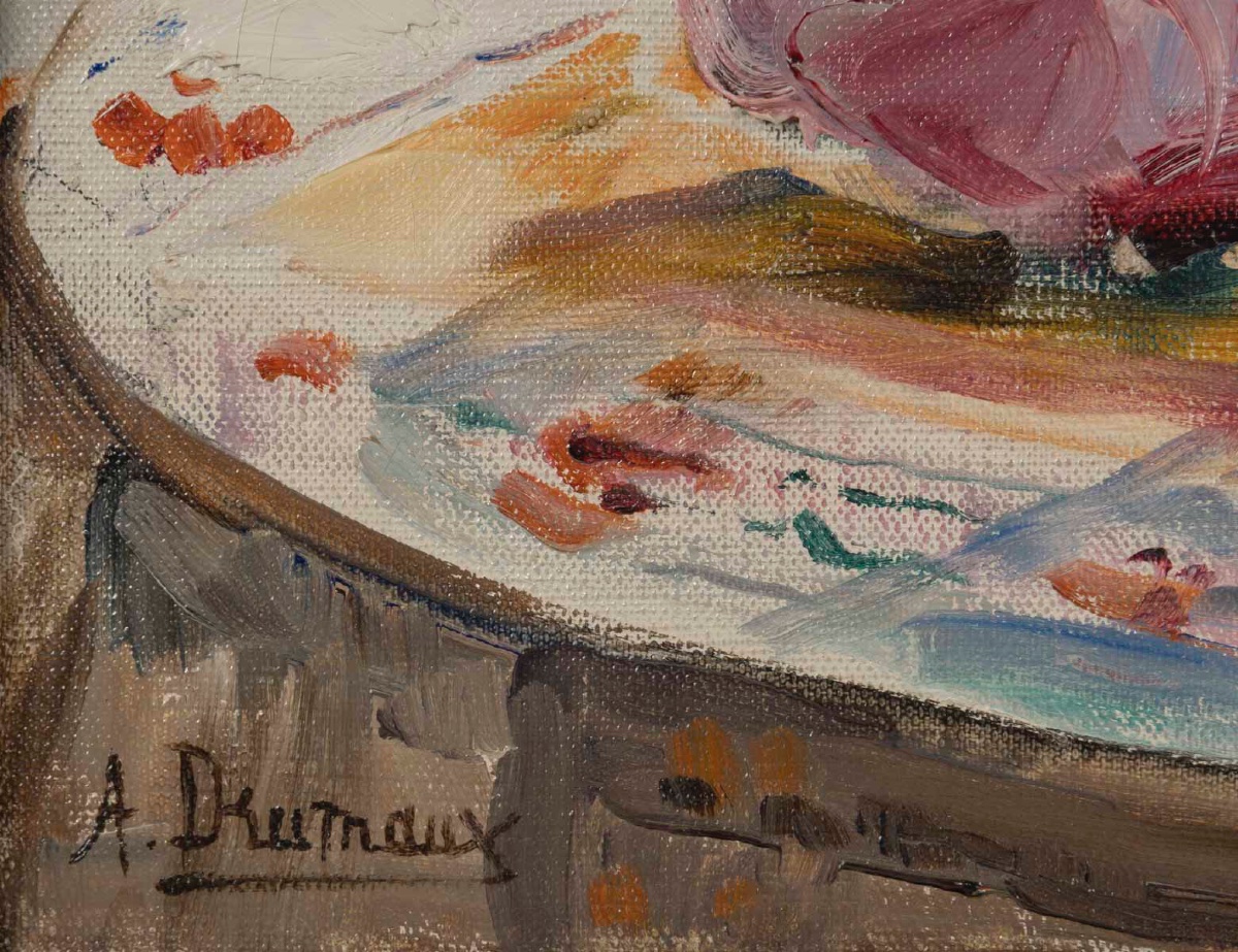 Angéline Drumaux (1881-1959). Le bouquet de pivoines-photo-4
