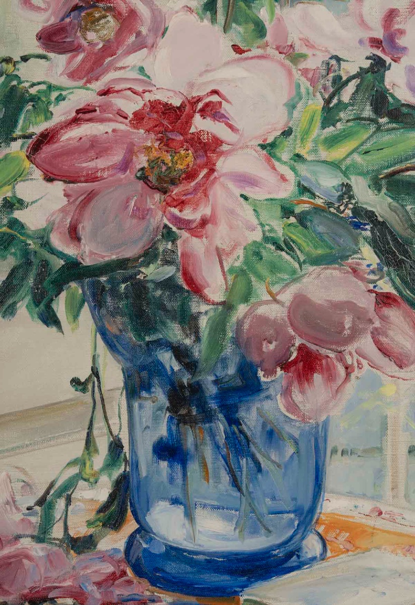 Angéline Drumaux (1881-1959). Le bouquet de pivoines-photo-4