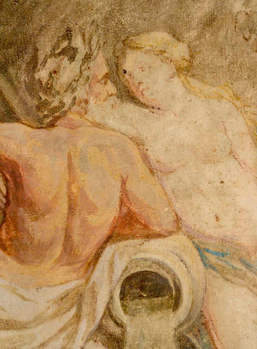 Neptune dieu des eaux vives et des sources. D'après Rubens-photo-3