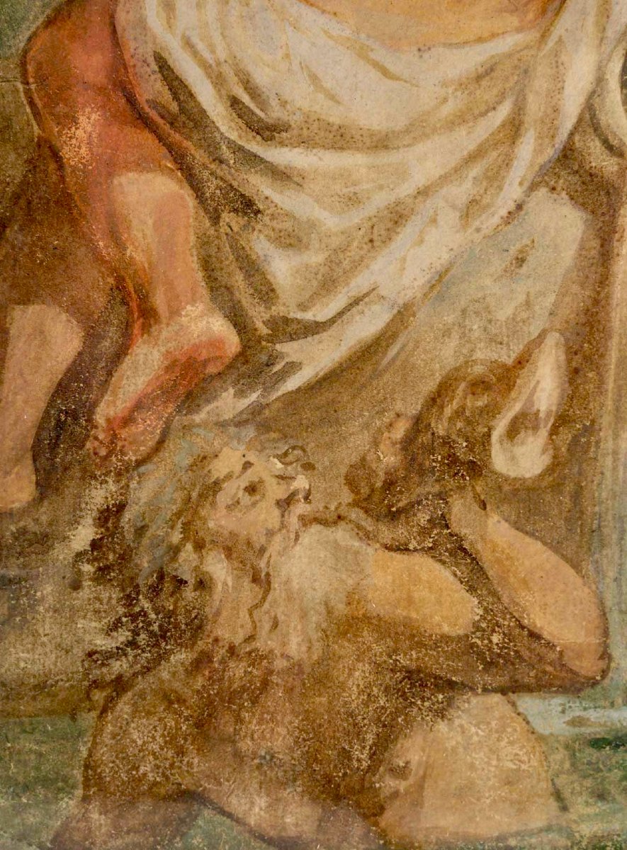 Neptune dieu des eaux vives et des sources. D'après Rubens-photo-1
