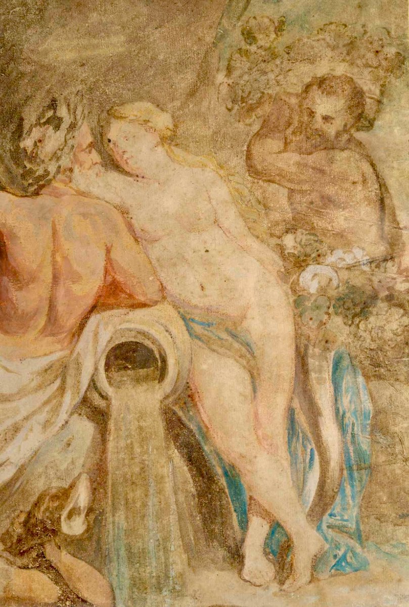 Neptune dieu des eaux vives et des sources. D'après Rubens-photo-4