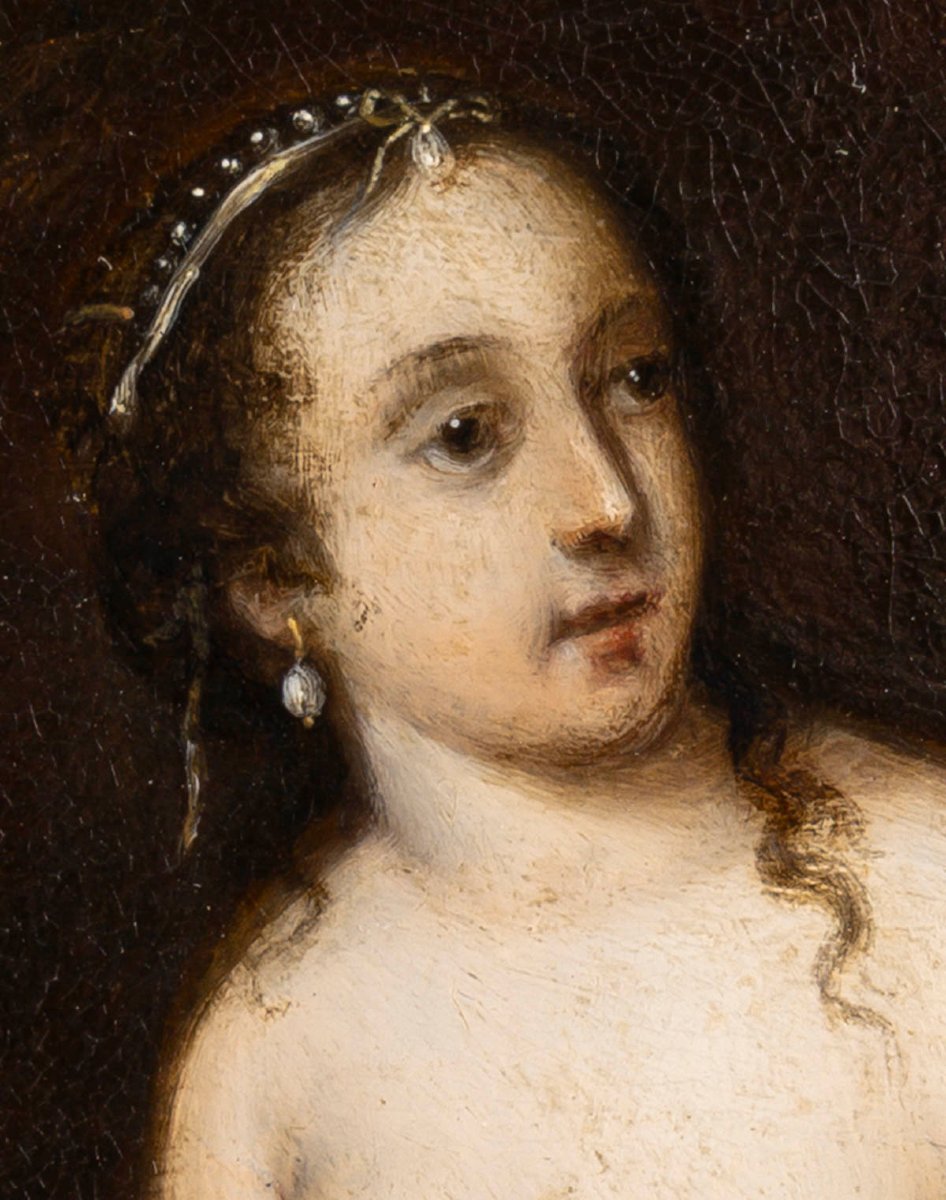 "the Bath Of Bathsheba," Attributed To Cornelius Van Polenburgh (1594–1667)-photo-1