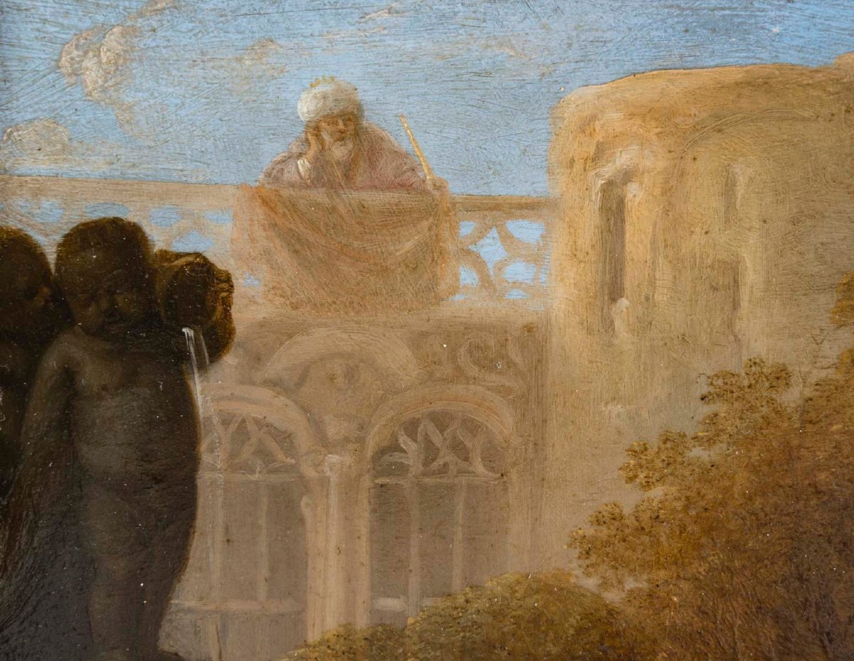 "the Bath Of Bathsheba," Attributed To Cornelius Van Polenburgh (1594–1667)-photo-4