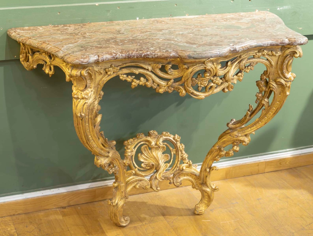Console Louis XV du 18ème siècle -photo-2