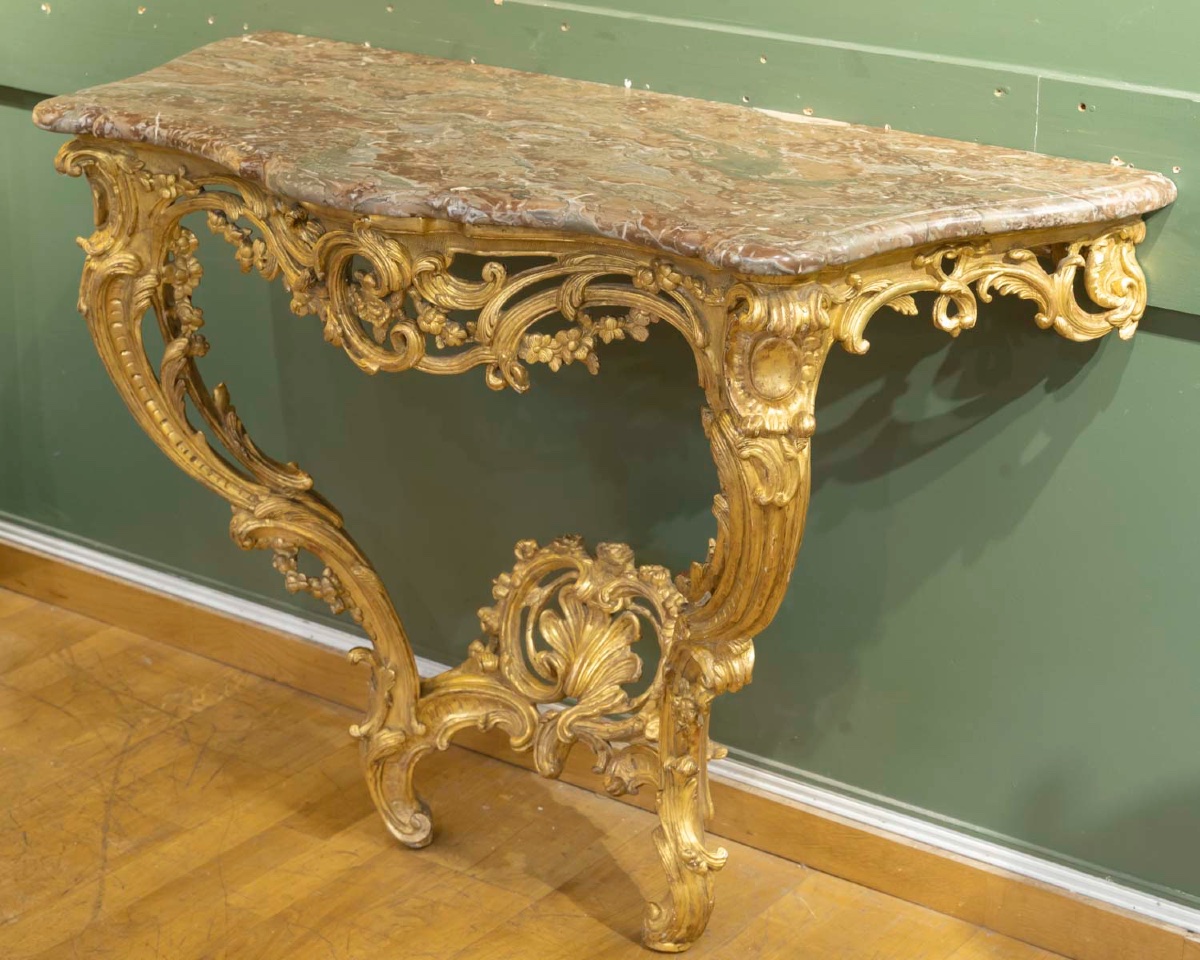 Console Louis XV du 18ème siècle -photo-3
