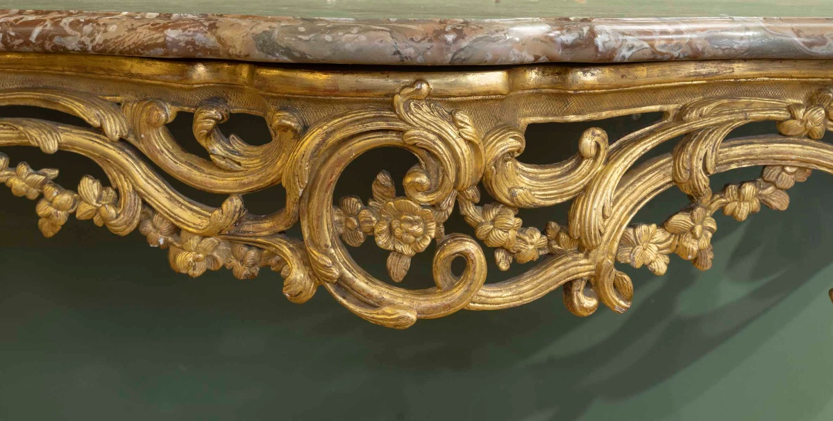 Console Louis XV du 18ème siècle -photo-4