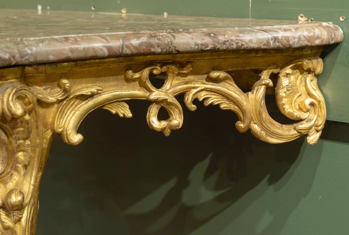 Console Louis XV du 18ème siècle -photo-3