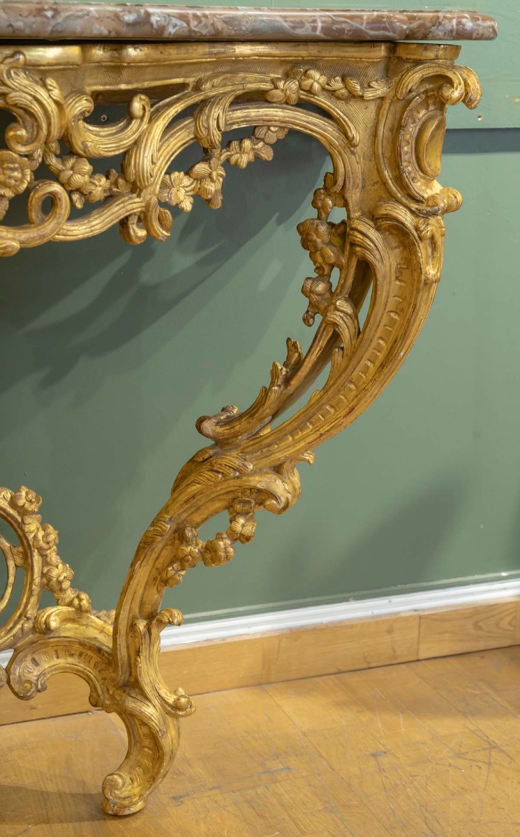 Console Louis XV du 18ème siècle -photo-4