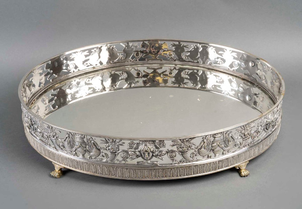 Centre de table de style Empire.  XIXème siècle-photo-2