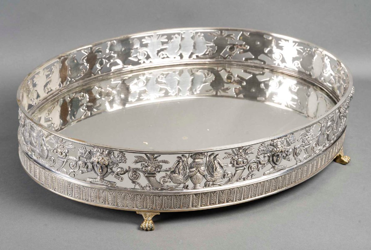 Centre de table de style Empire.  XIXème siècle-photo-3