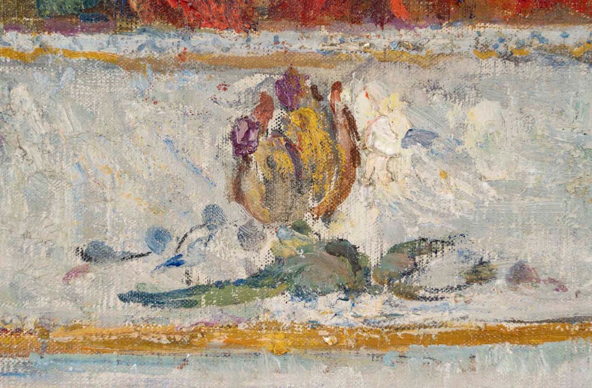 Léonce Pelletier (1869–1950), Still Life With Fruit-photo-3