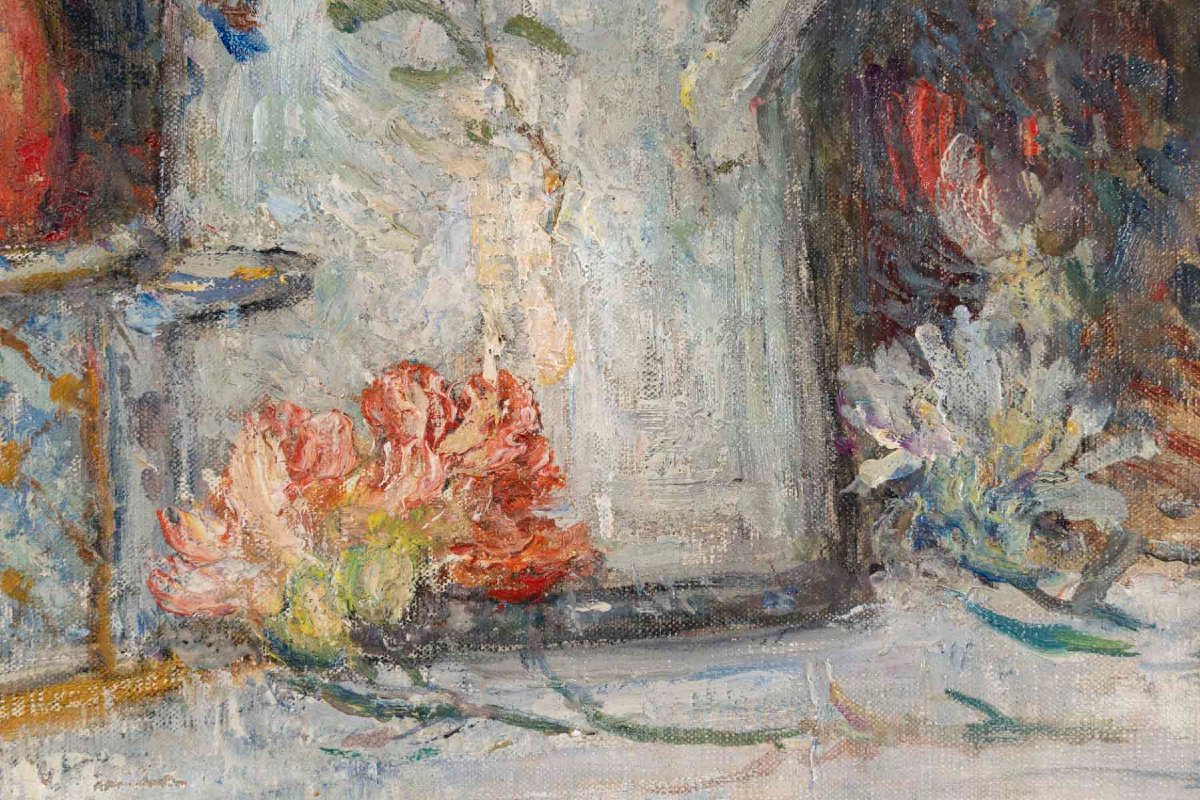 Léonce Pelletier (1869–1950), Still Life With Fruit-photo-4