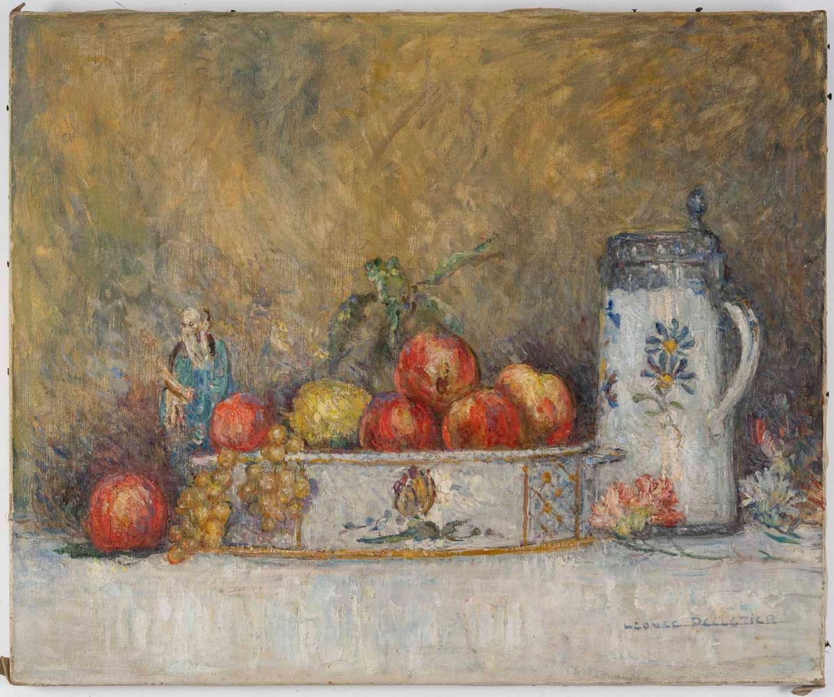 Léonce Pelletier (1869–1950), Still Life With Fruit