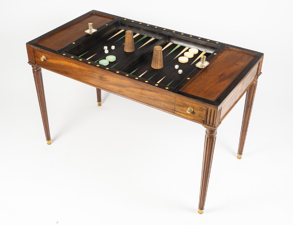 Louis XVI-era Backgammon Or Tric-trac -photo-2