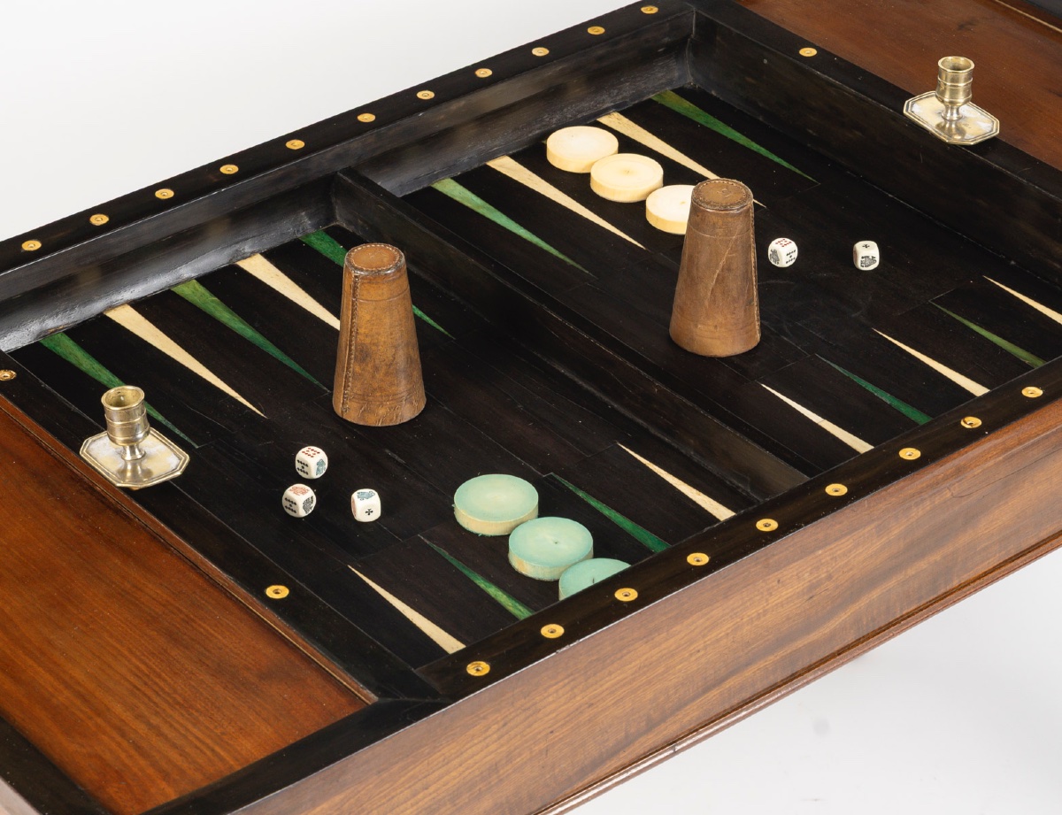 Louis XVI-era Backgammon Or Tric-trac -photo-4