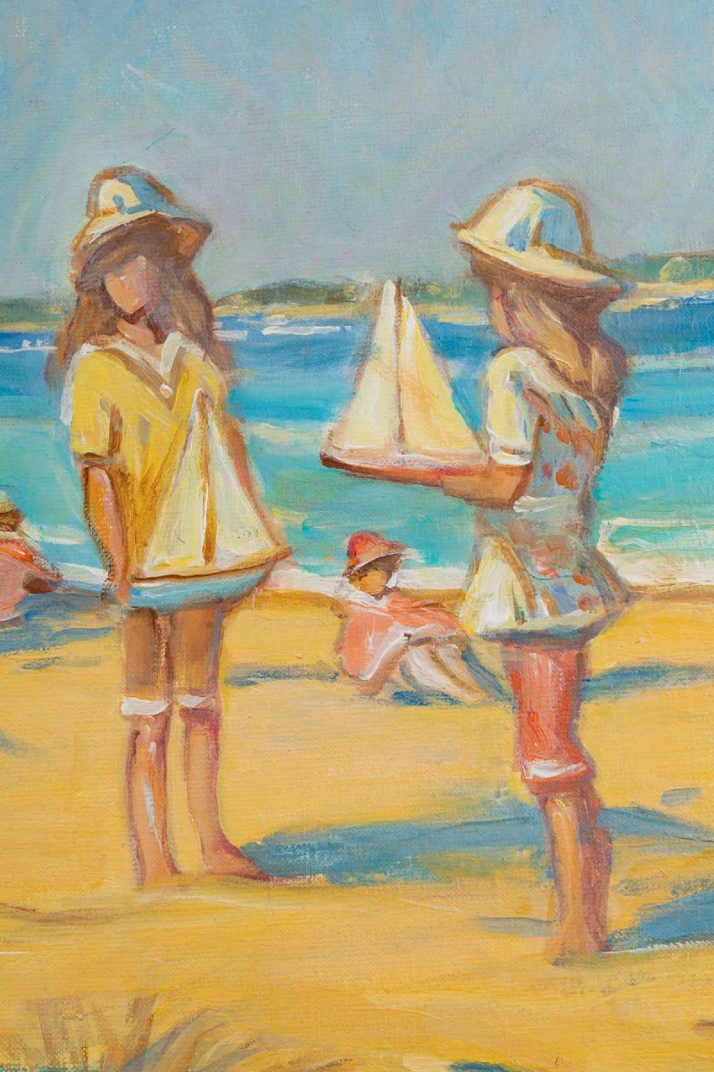 Jeux d’enfants au Cap Ferret, Martin LINDENEAU 1948-photo-3