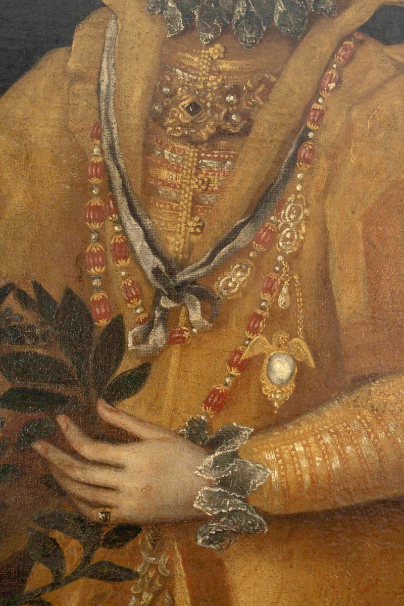 Portrait d’une dame de la noblesse espagnole. Suiveur de Juan Pantoja de la Cruz 1553-1608-photo-3