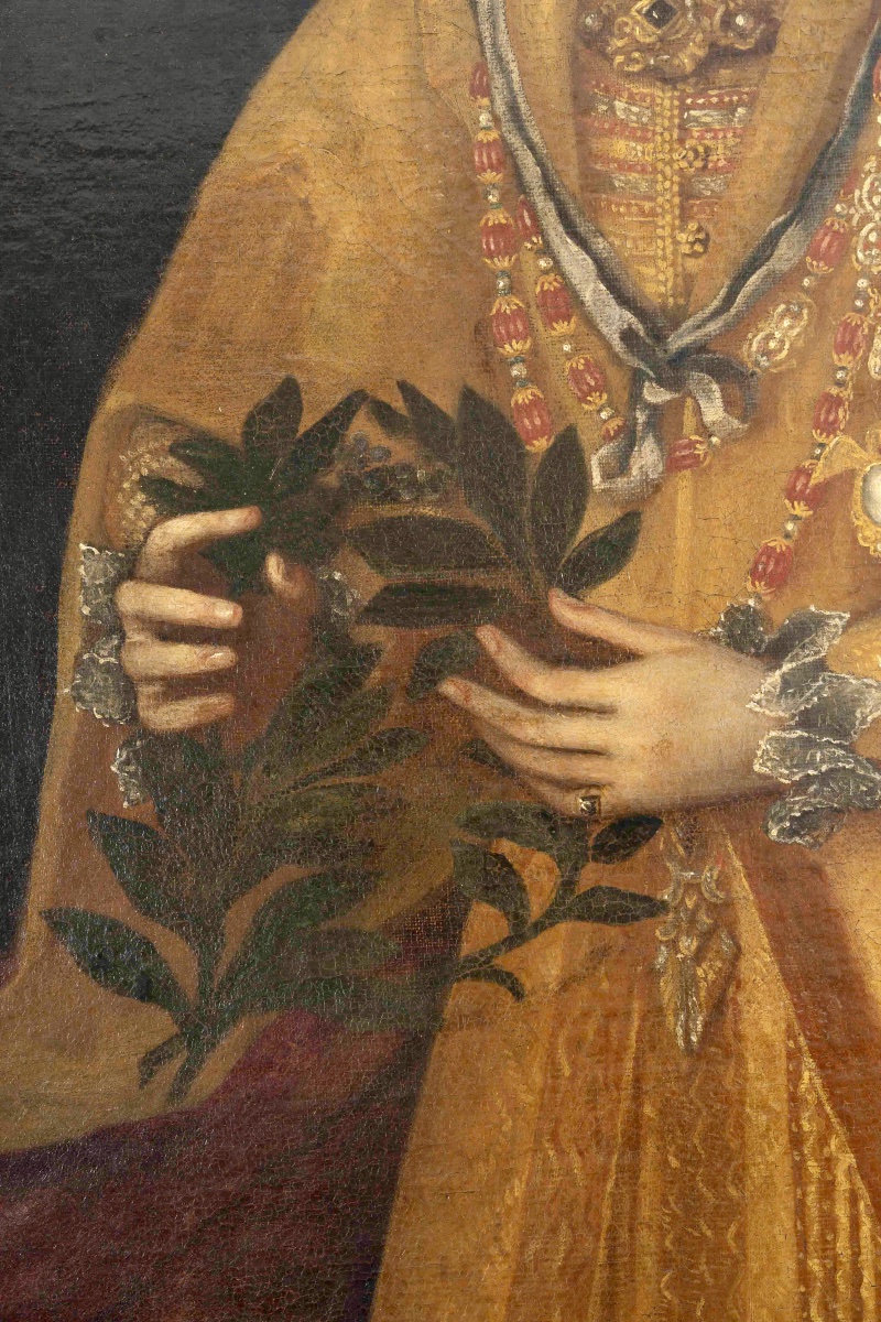 Portrait d’une dame de la noblesse espagnole. Suiveur de Juan Pantoja de la Cruz 1553-1608-photo-4