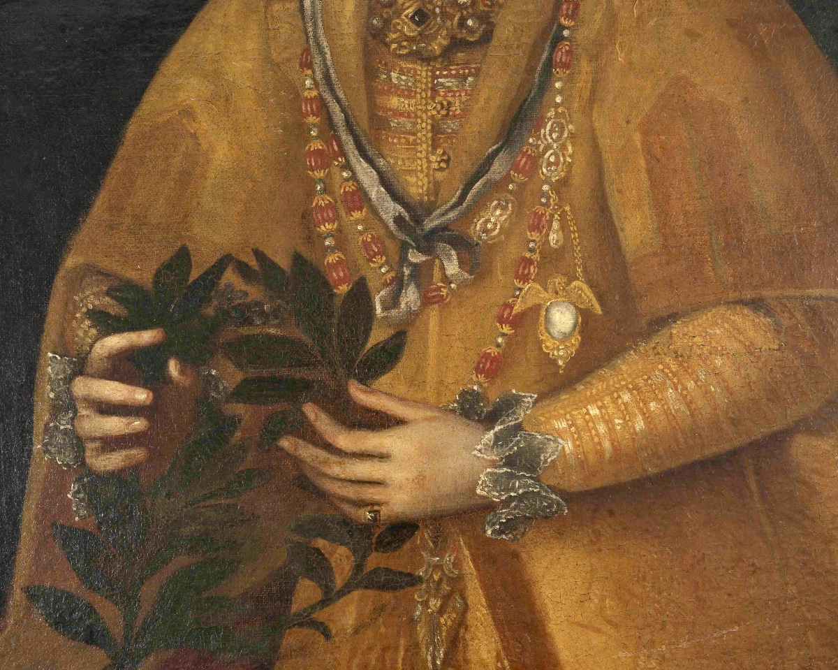 Portrait d’une dame de la noblesse espagnole. Suiveur de Juan Pantoja de la Cruz 1553-1608-photo-3