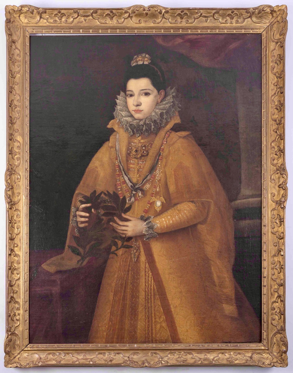 Portrait d’une dame de la noblesse espagnole. Suiveur de Juan Pantoja de la Cruz 1553-1608-photo-4