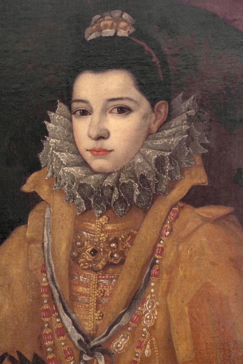 Portrait d’une dame de la noblesse espagnole. Suiveur de Juan Pantoja de la Cruz 1553-1608
