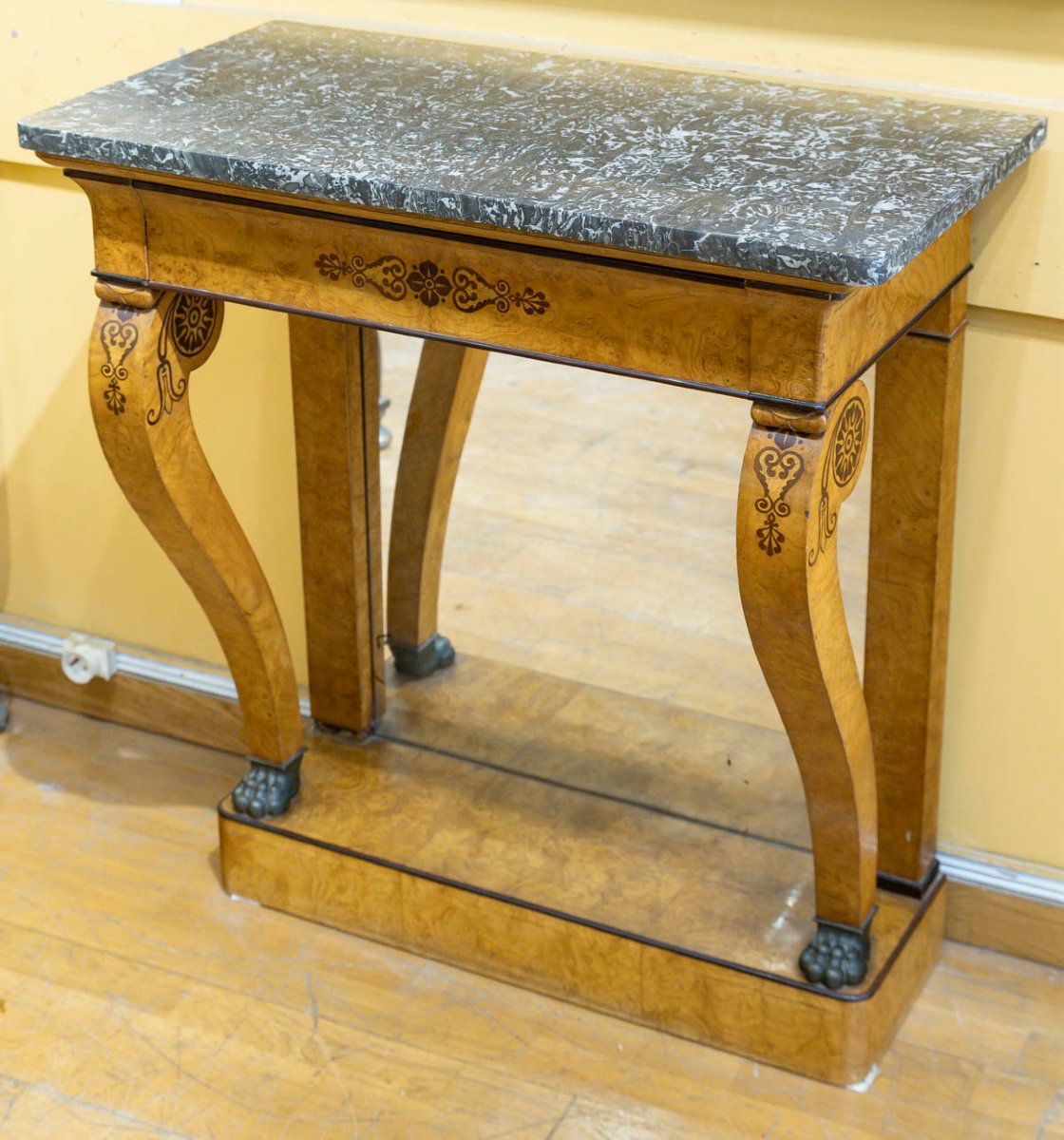 19th-century Charles X-style Console Table-photo-2