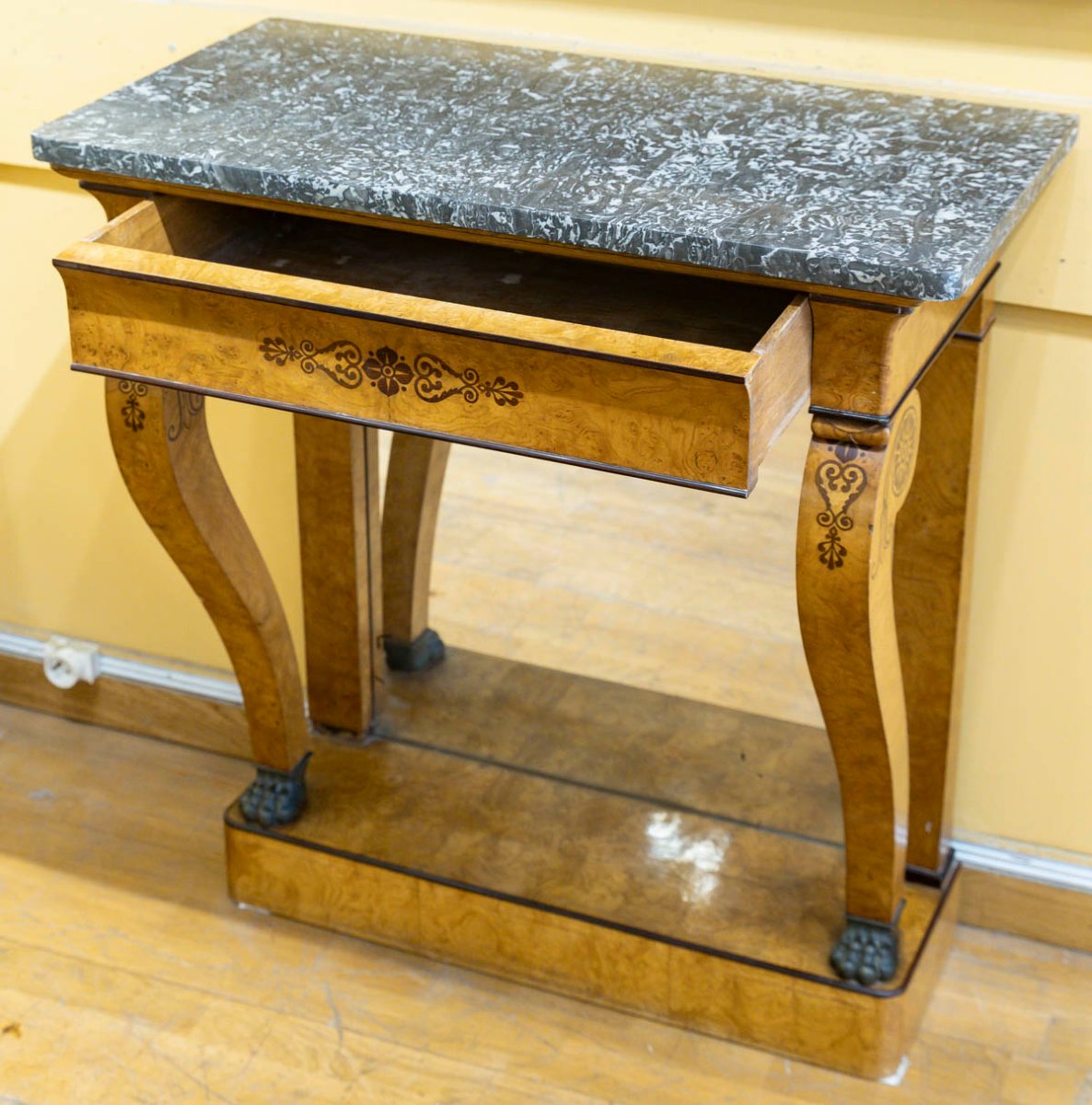 19th-century Charles X-style Console Table-photo-3