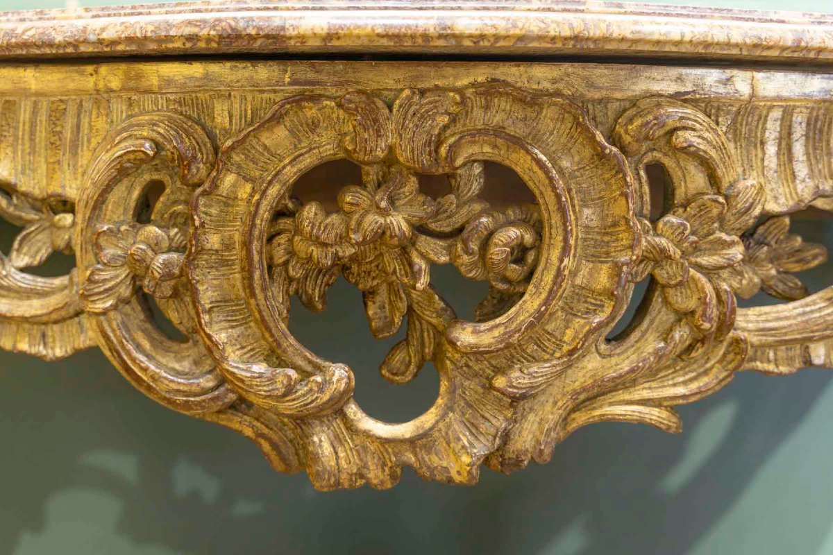 Console d'époque Louis XV, 18ème siècle-photo-1