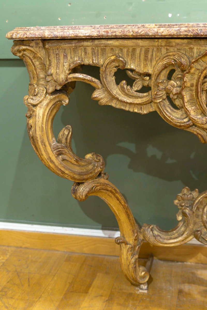 Console d'époque Louis XV, 18ème siècle-photo-4
